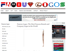 Tablet Screenshot of famouslogos.net